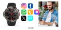 Smartwatch Veltori VT140-1 Czarny Pasek Silikonowy Smartwatch Veltori VT140-1 Czarny Pasek Silikonowy