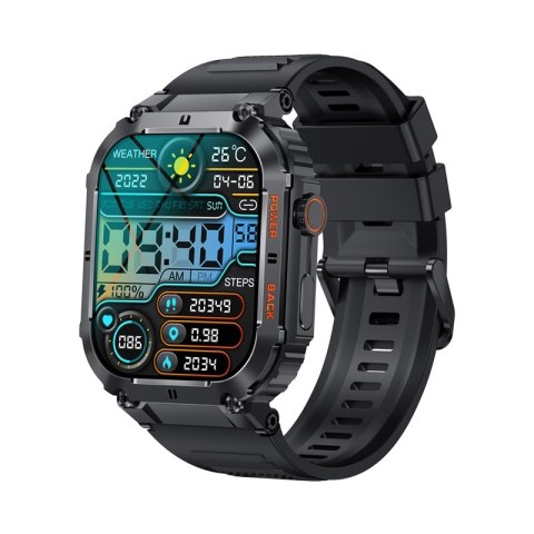 Smartwatch VELTORI VT200-1 Czarny Pasek Silikonowy Smartwatch VELTORI VT200-1 Czarny Pasek Silikonowy