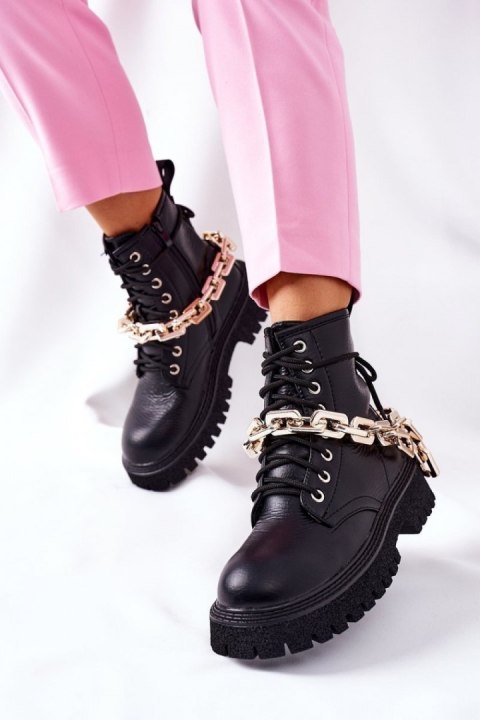 Botki Model Grail 8533 Black - Step in style - 40