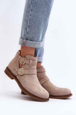 Botki Model Melviana A2901-8 Light Beige - Step in style - 40
