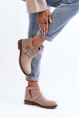 Botki Model Melviana A2901-8 Light Beige - Step in style - 40