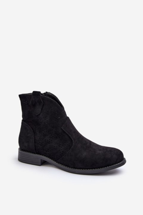 Botki Model S.Barski HY66-151 Black - Step in style - 37 Botki Model S.Barski HY66-151 Black - Step in style - 37