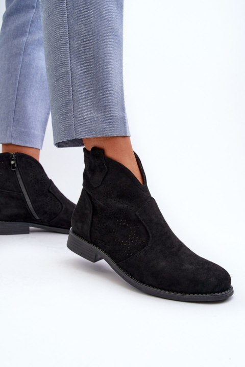 Botki Model S.Barski HY66-151 Black - Step in style - 37 Botki Model S.Barski HY66-151 Black - Step in style - 37