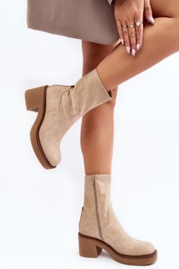 Botki Model Tozanna TR928 Beige - Step in style - 40