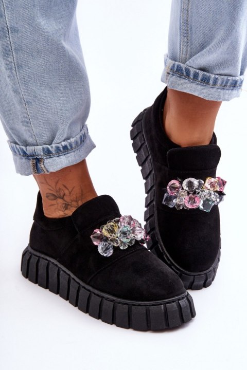 Buty Sportowe Model Desire NB615 Black Zamsz - Step in style - 36 Buty Sportowe Model Desire NB615 Black Zamsz - Step in style - 36