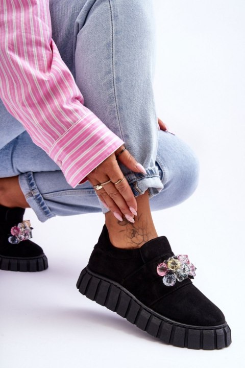 Buty Sportowe Model Desire NB615 Black Zamsz - Step in style - 39