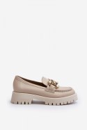 Mokasyny Model Chebello 4369 Beige - Step in style - 40