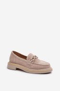 Mokasyny Model DA TW101 Beige - Step in style - 36 Mokasyny Model DA TW101 Beige - Step in style - 36