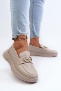 Mokasyny Model S.Barski LR490 Beige - Step in style - 37
