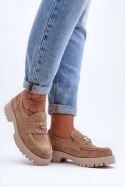 Półbuty Model Rosefalls 20153 Beige Zamsz - Step in style - 38