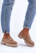 Półbuty Model Rosefalls 20153 Beige Zamsz - Step in style - 38