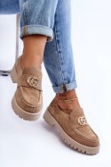 Półbuty Model Rosefalls 20153 Beige Zamsz - Step in style - 38