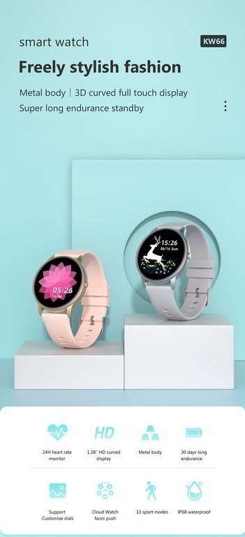 SMARTWATCH DAMSKI G. Rossi SW015-4 rosegold (sg010d) SMARTWATCH DAMSKI G. Rossi SW015-4 rosegold (sg010d)