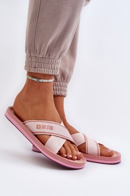 Sandał Klapki Model Big Star NN274A058 Pink - Step in style - 41