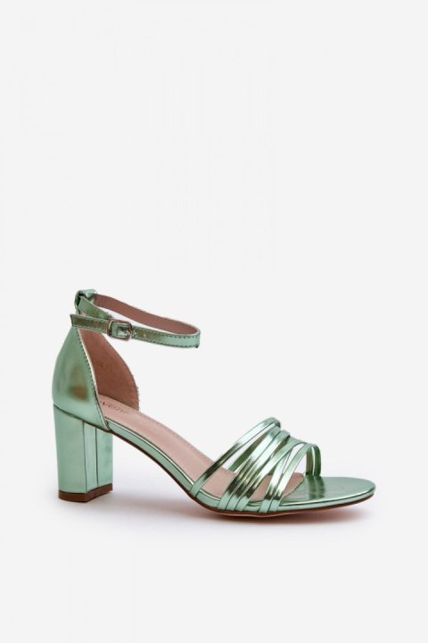 Sandały Model Enitia 24SD98-6768 Green - Step in style - 37 Sandały Model Enitia 24SD98-6768 Green - Step in style - 37
