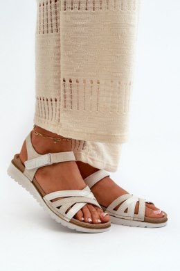 Sandały Model Inblu CN000041 Beige/Silver - Step in style - 38