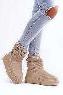 Śniegowce Model Gattea HY852-63 Beige - Step in style - 39