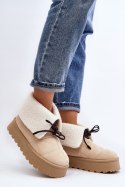 Śniegowce Model Olimuka VL212P Light Beige - Step in style - 40 Śniegowce Model Olimuka VL212P Light Beige - Step in style - 40
