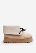 Śniegowce Model Olimuka VL212P Light Beige - Step in style - 40 Śniegowce Model Olimuka VL212P Light Beige - Step in style - 40