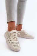 Trampki Model Ilvima Y141-8 Beige - Step in style - 37 Trampki Model Ilvima Y141-8 Beige - Step in style - 37