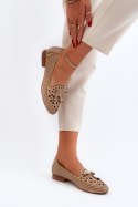 Baleriny Model Nestavia ASA222-1 Beige - Step in style - 37 Baleriny Model Nestavia ASA222-1 Beige - Step in style - 37