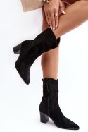 Botki Model Danell 22556-L2 Black - Step in style - 39 Botki Model Danell 22556-L2 Black - Step in style - 39
