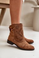 Botki Model Irinette MAM65-106 Brown - Step in style - 40