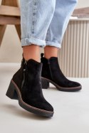 Botki Model Velarilla KE221 Black - Step in style - 37