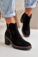 Botki Model Velarilla KE221 Black - Step in style - 38