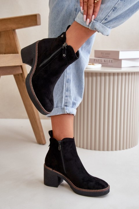 Botki Model Velarilla KE221 Black - Step in style - 38 Botki Model Velarilla KE221 Black - Step in style - 38