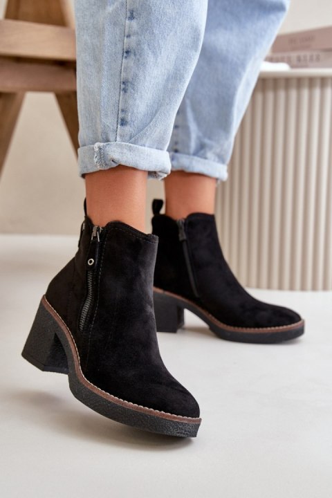 Botki Model Velarilla KE221 Black - Step in style - 41 Botki Model Velarilla KE221 Black - Step in style - 41