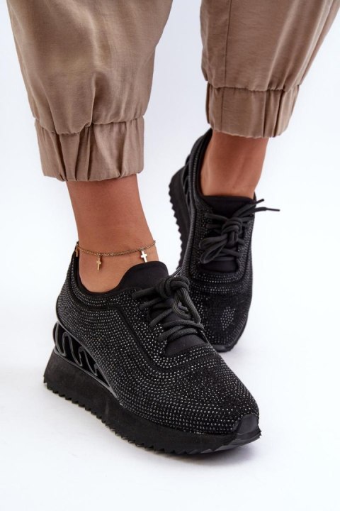 Buty Sportowe Model DA MR38-377 Black - Step in style - 37 Buty Sportowe Model DA MR38-377 Black - Step in style - 37