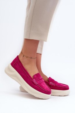Mokasyny Model Filidia 24PB18-6889 Fuksja - Step in style - 40