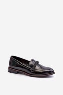 Mokasyny Model Saosin PB247 Black Lakier - Step in style - 40 Mokasyny Model Saosin PB247 Black Lakier - Step in style - 40
