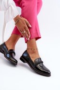 Mokasyny Model Saosin PB247 Black Lakier - Step in style - 40 Mokasyny Model Saosin PB247 Black Lakier - Step in style - 40