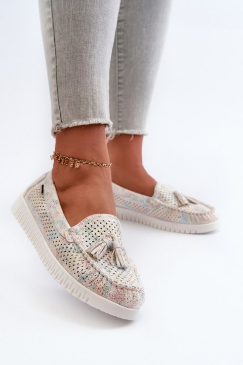Mokasyny Model Tinami HH503-58 Multicolor - Step in style - 41 Mokasyny Model Tinami HH503-58 Multicolor - Step in style - 41