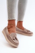 Mokasyny Model Tinami HH503-8 Beige - Step in style - 37