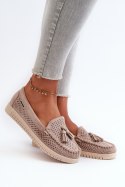 Mokasyny Model Tinami HH503-8 Beige - Step in style - 39