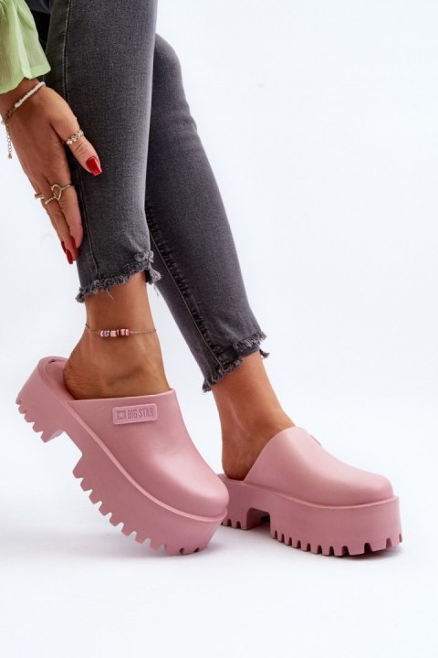 Sandał Klapki Model Big Star NN274020 Pink - Step in style - 39