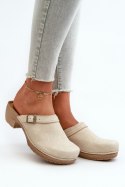 Sandał Klapki Model Inblu BL000004 Beige - Step in style - 38 Sandał Klapki Model Inblu BL000004 Beige - Step in style - 38