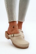 Sandał Klapki Model Inblu BL000004 Beige - Step in style - 38 Sandał Klapki Model Inblu BL000004 Beige - Step in style - 38