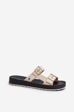Sandał Klapki Model Zaxy LL285072 Light Beige - Step in style - 38
