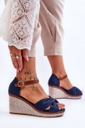 Sandały Model Daphne M338 Navy - Step in style - 38 Sandały Model Daphne M338 Navy - Step in style - 38