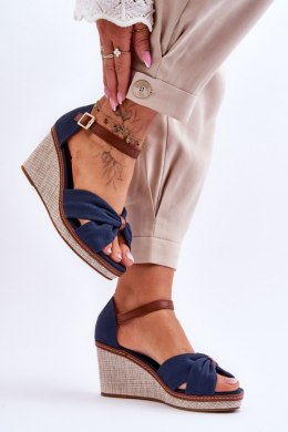 Sandały Model Daphne M338 Navy - Step in style - 40