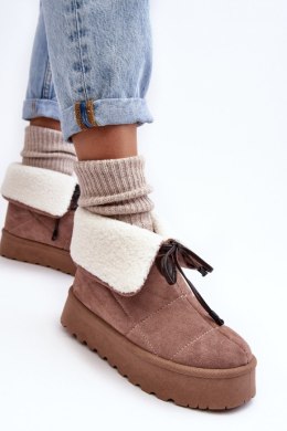 Śniegowce Model Olimuka VL212P Beige - Step in style - 40
