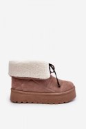 Śniegowce Model Olimuka VL212P Beige - Step in style - 40 Śniegowce Model Olimuka VL212P Beige - Step in style - 40