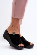 Sandał Klapki Model Vleni 58291 Black - Step in style - 38 Sandał Klapki Model Vleni 58291 Black - Step in style - 38