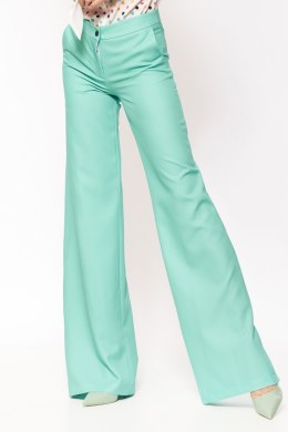 Seledynowe spodnie palazzo SD63 Seledyn - Nife - 42