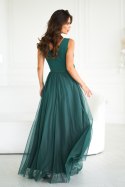 Sukienka Model 318-13 Bottle Green - Bicotone - 44 Sukienka Model 318-13 Bottle Green - Bicotone - 44