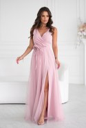 Sukienka Model 318-20 Dirty Pink - Bicotone - 46 Sukienka Model 318-20 Dirty Pink - Bicotone - 46